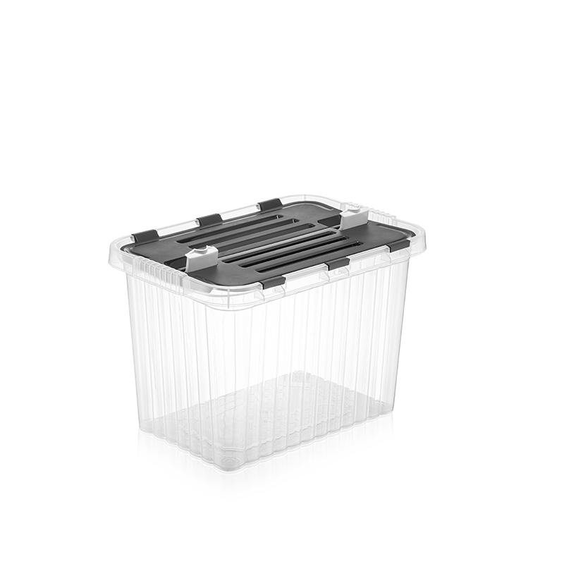 Ящик для хранения со створками прозрачный "Сплит" 16 лт