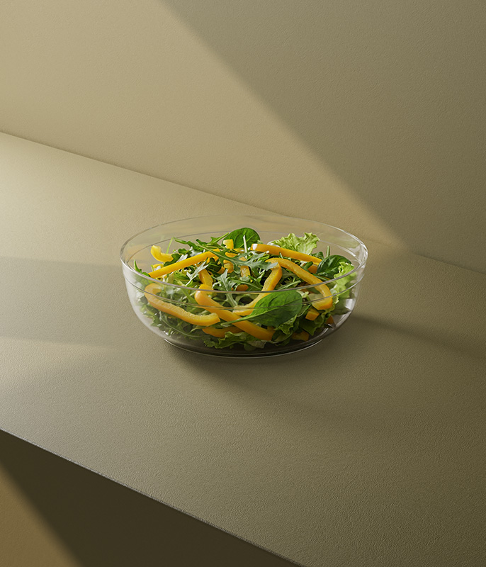 Салатник "Кристалл"2,3 л (225мм)